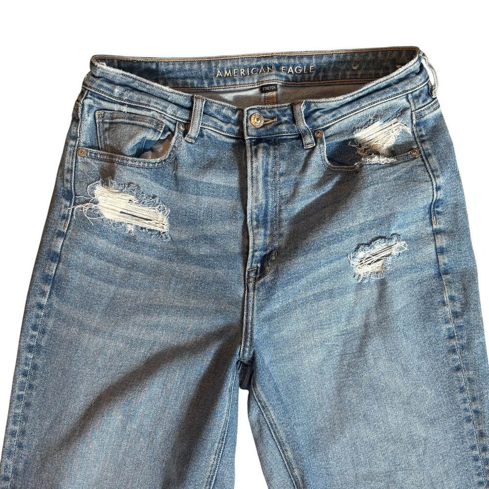 American Eagle Ripped Blue Denim Jeans
